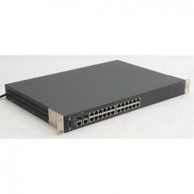 24 x 10/100Base-TX, 2 x 1000Base-T, 2 x 10/100/1000Base-T L3 Ethernet Routing Switch with PoE