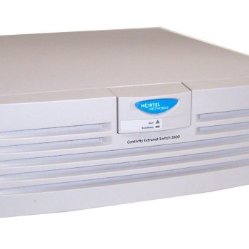 Contivity Extranet Switch 2600: 1000 Tunnels, (3) PCI Expansion Slots, Dual 10/100 Ethernet LAN Ports, Server S/W with 128-Bit Encryption