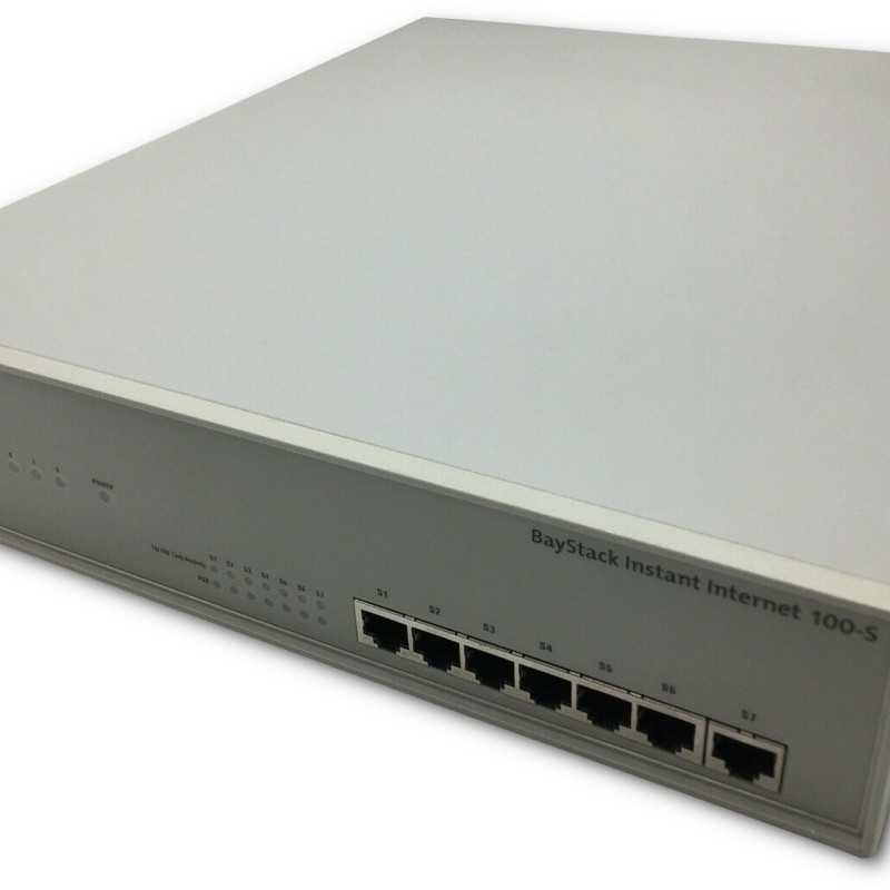 Nortel DM1401E67 Contivity II-100S Instant Internet 100-S 7-Port VPN Wired Switch
