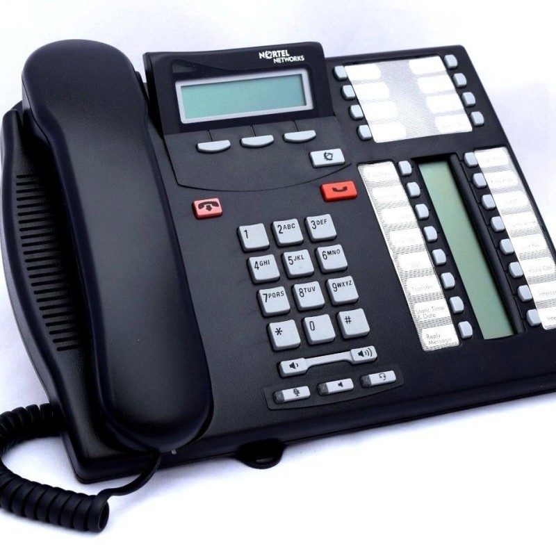 Nortel T7316E 16 Button BCM Charcoal LCD Digital Phone