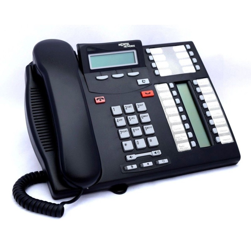 Nortel T7316E 16 Button BCM Charcoal LCD Digital Phone