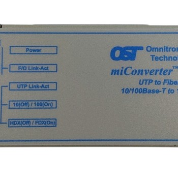 MiConverter 10/100Base-TX RJ45-100Base-FX St/mm 1.3/5km Auto/man, No Power Supply, Wide