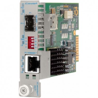 iConverter XGT+ SFP+ to 10GBase-T 30m-100-Meter Plug-in Module