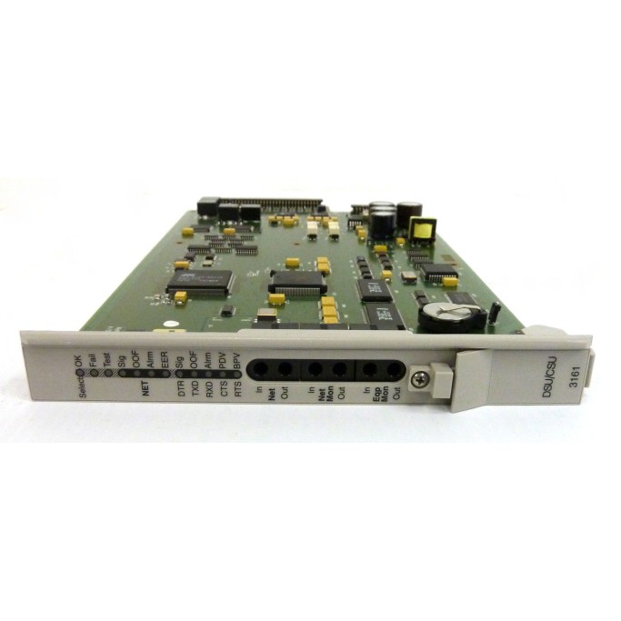 Paradyne 3161-B4-010 Acculink 3161 T1 DSU/CSU 2-Port Card 866541
