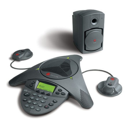 Polycom 2200-07142-001 SoundStation VTX 1000 with Sub & EX Microphone Kit Conference Phone