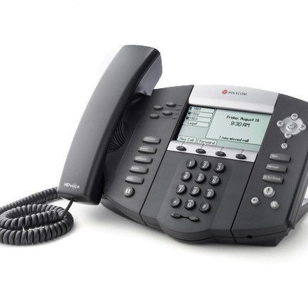 Polycom 2200-12550-025 SoundStation IP 550 VoIP SIP Phone