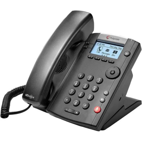 Polycom 2200-40450-019 VVX 201 IP Phone Wall Mountable Desktop VoIP Telephone Polycom 2200-40450-019 VVX 201 IP Phone Wall Mountable Desktop VoIP Telephone