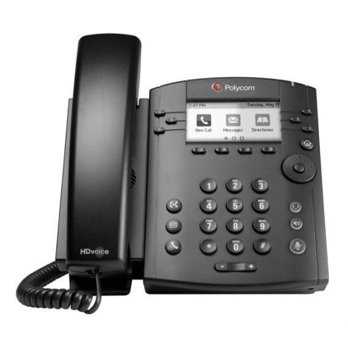 Polycom 2200-46135-001 VVX300 IP Phone 6-Line VoIP