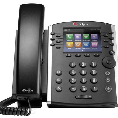 Polycom 2200-46157-025 VVX400 12-Line Desktop Phone