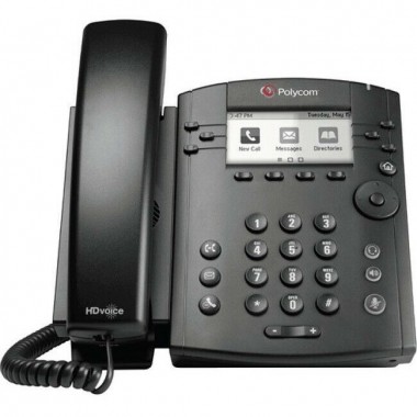 VVX310, Business Class VoIP Phone, 6-Line, Gigabit Ethernet Port / PoE