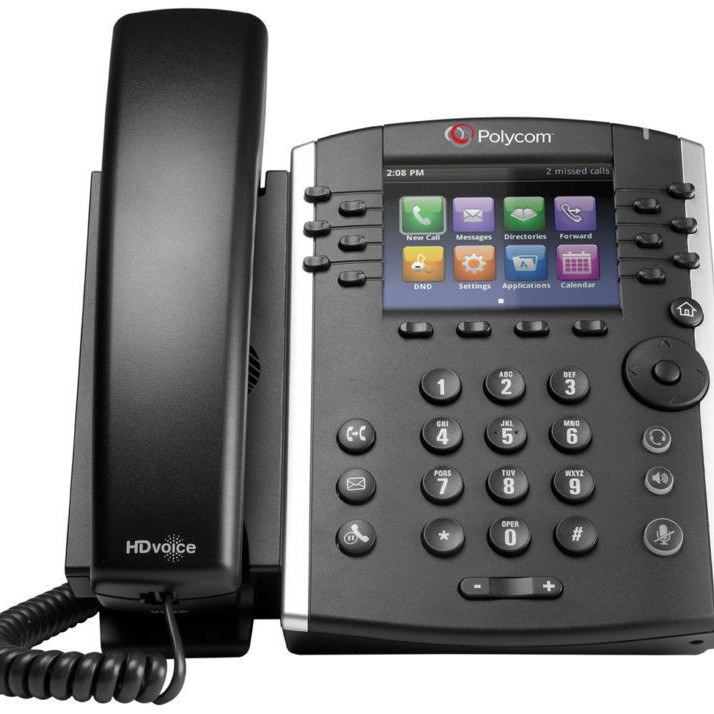 Polycom 2200-46162-001 VVX410 IP Phone 12-Line