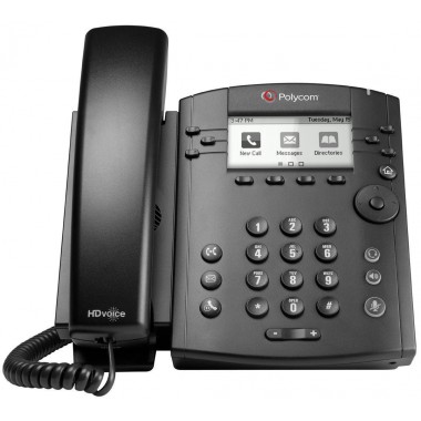 VVX310, Business Class VoIP Phone, 6-Line, Gigabit Ethernet Port / PoE
