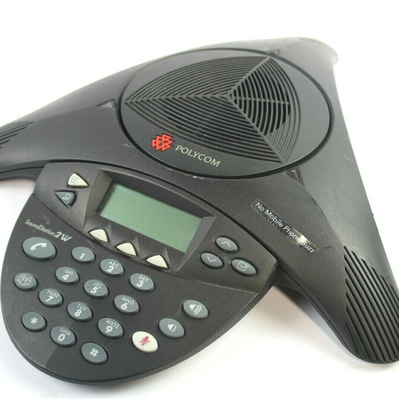 Polycom 2201-67880-160 SoundStation 2W DECT 1.9 GHz Wireless Conference Phone (Non-Expandable)