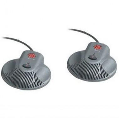 Set of 2 SoundStation VTX1000 or IP6000 Microphone Mic Pods