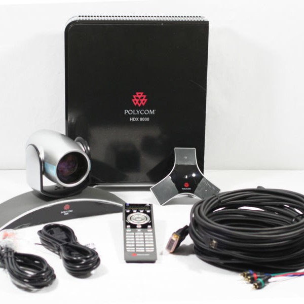 Polycom 7200-23150-001 HDX 8000 HD Eagle Eye Camera / Microphone Array / Remote / Cables