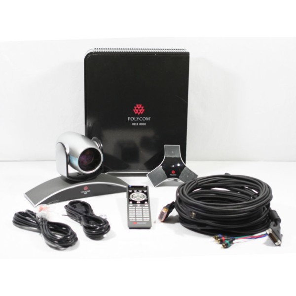 Polycom 7200-23150-001 HDX 8000 HD Eagle Eye Camera / Microphone Array / Remote / Cables