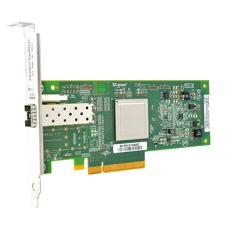 QLogic PX2810403-02 QLE2560 8GB 1-Port FC HBA Card, Pcie x8 Network Card QLogic PX2810403-02 QLE2560 8GB 1-Port FC HBA Card, Pcie x8 Network Card