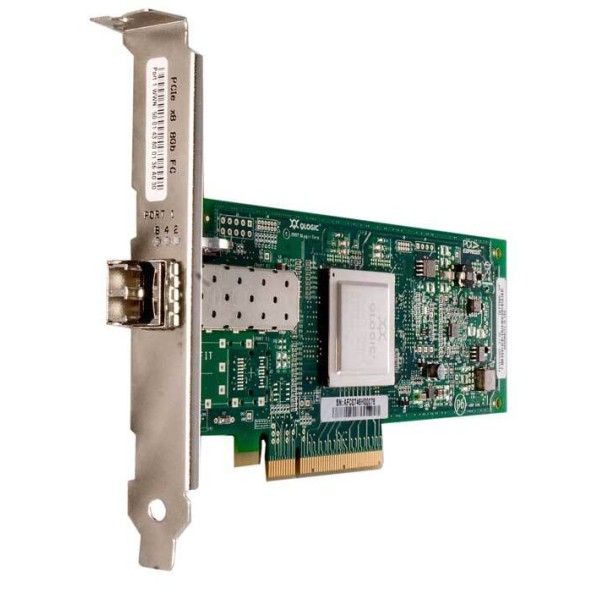 QLogic QLE2560-CK 8GB Single Port FC HBA PCIe8 LC Multimode Optic Fibre Channel Host Bus Adapter