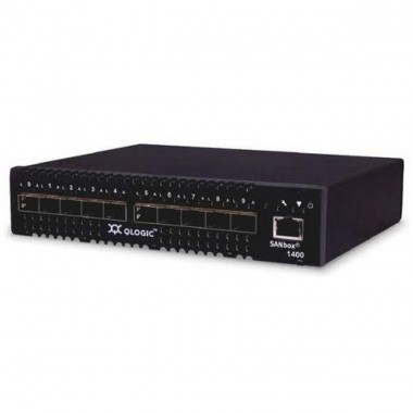 SANbox 1404 10-Port 4GB Fiber Channel Switch with External Power Supply