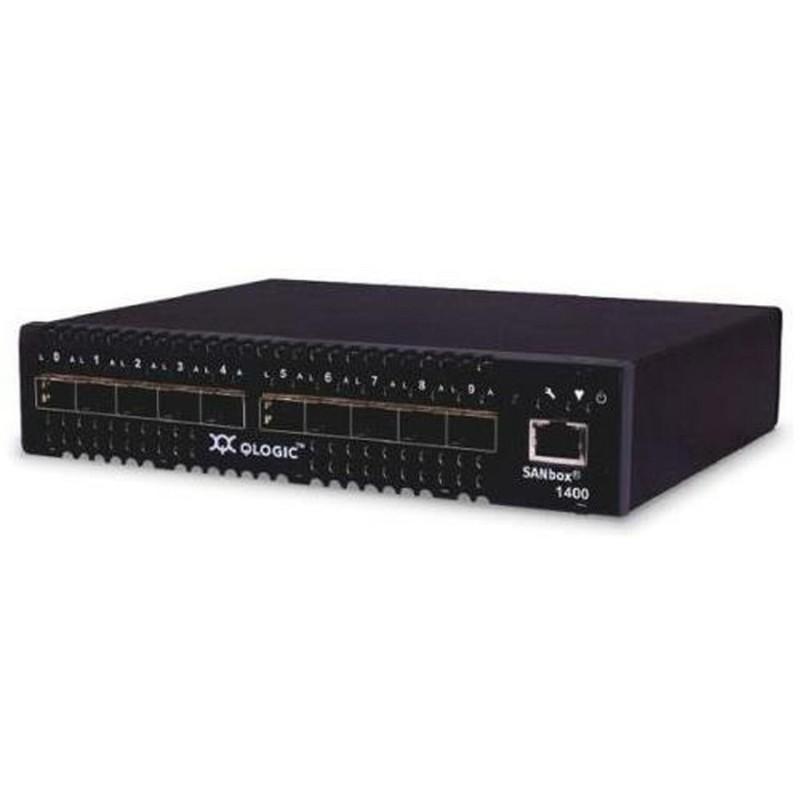QLogic SB1404-10AS SANbox 1404 10-Port 4GB Fiber Channel Switch with External Power Supply