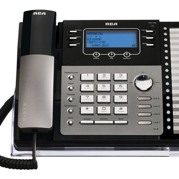 4-Line ViSYS Corded Integrated Telephone System with Caller ID and LCD Display (No Integrated Digital Answering System)
