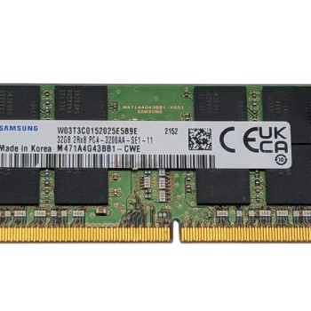32GB PC4-25600S DDR4-3200 2Rx8 NECC SO-DIMM