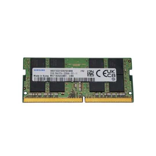 Samsung M471A4G43BB1-CWE 32GB PC4-25600S DDR4-3200 2Rx8 NECC SO-DIMM