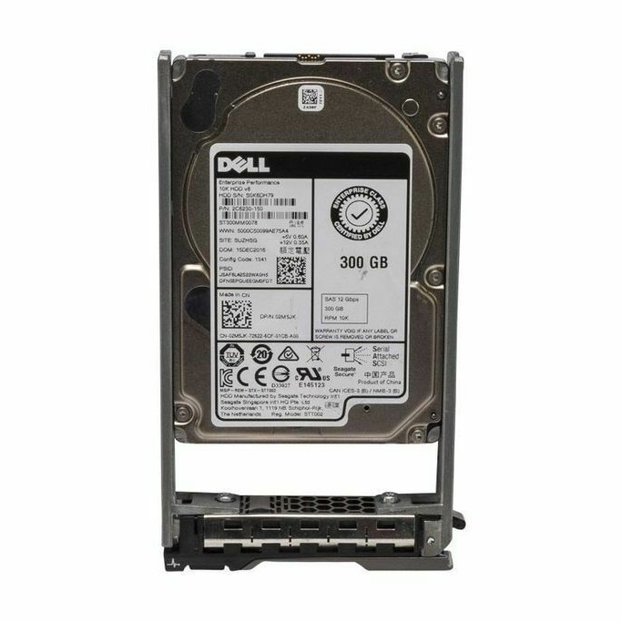 Seagate ST300MM0078 Dell 300GB 10K 2.5 SAS 12Gbps Hard Disk Drive HDD