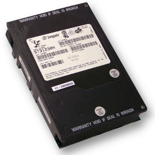 Seagate ST31230N Hawk 1.05GB SCSI Disk, 3.5-Inch, 5400RPM, 50-Pin