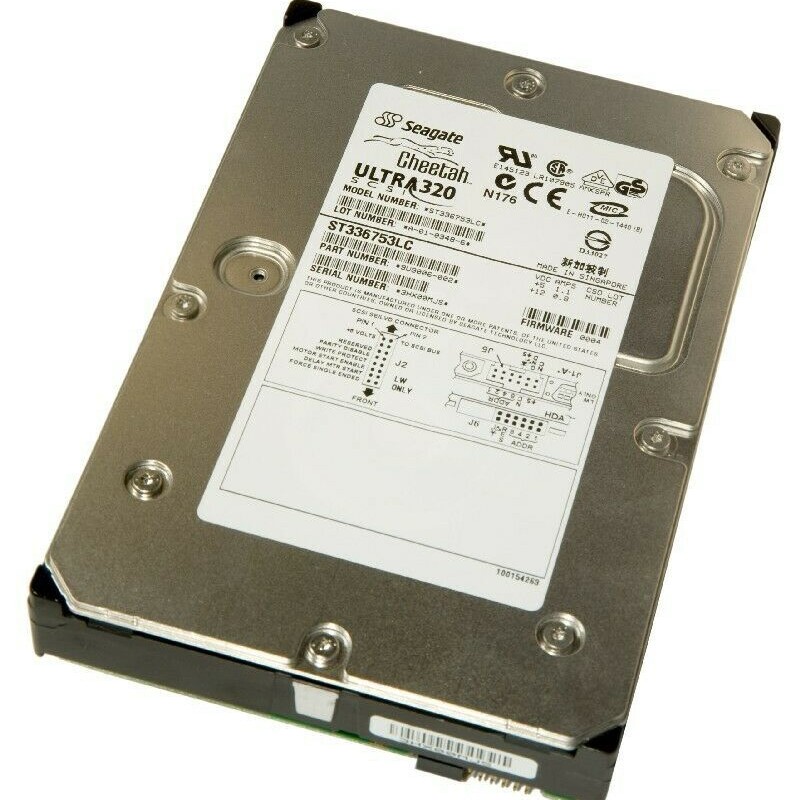Seagate ST336753LC 36GB Seagate Cheetah 15K.3 Ultra320 80-Pin 15000RPM SCSI