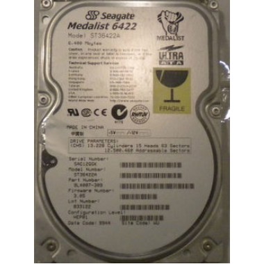 6.4GB Medialist IDE Hard Drive