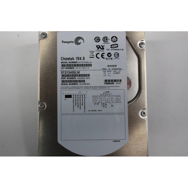 Seagate ST373455LW Cheetah 15K.5 73.4 GB HDD Hard Disk Drive, 69-Pin, 3.5-Inch