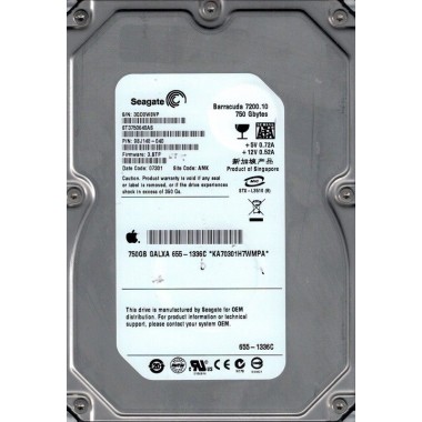 Barracuda 750GB 7.2K 3.5 SATA 3Gbs Hard Disk Drive HDD