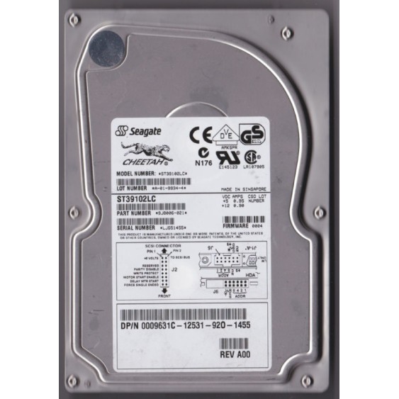Seagate ST39102LC 9.1 Gigabit Hard Drive