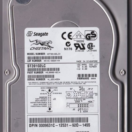 Seagate ST39102LC 9.1 Gigabit Hard Drive