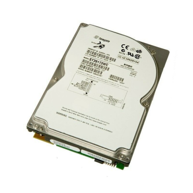 Seagate ST39173WC Barracuda 9.1GB Ultra Wide SCSI Hard Drive, 80-Pin