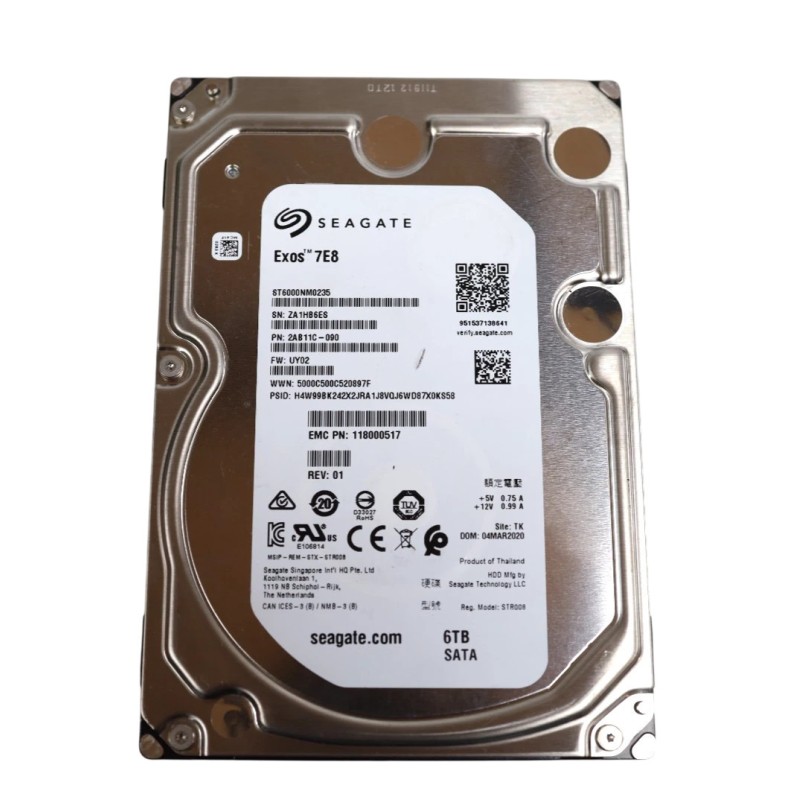 Seagate ST6000NM0235 Enterprise Capacity 6TB 7200RPM SATA 6.0 GB