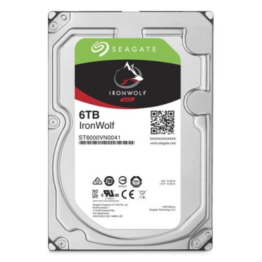Seagate ST6000VN0041 IronWolf 6TB 7200RPM SATA 6.0 GB/s 128M Hard Drive for NAS