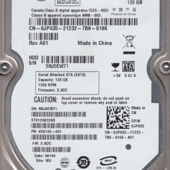Momentus 7200.2 120 GB, Internal, 7200 RPM, 2.5 Hard Drive