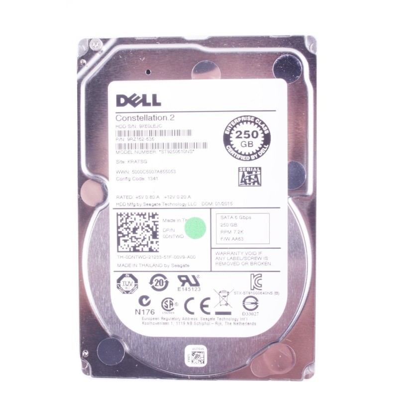 Seagate ST9250610NS Dell 250GB 7.2K 2.5-Inch SATA Drive 3Gbs