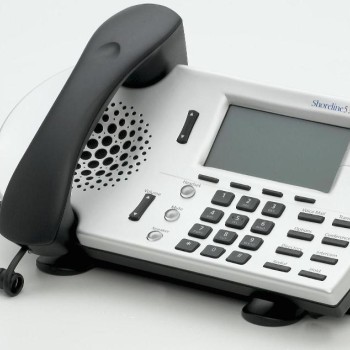 VoIP Business Phone IP, PoE, No External Power Supply Included Silver or Black