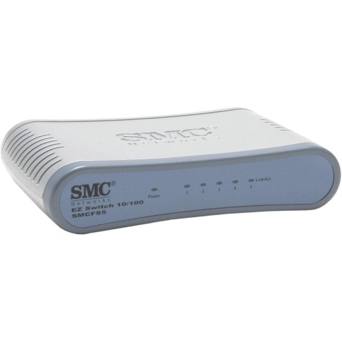 SMC SMCFS5 EZ Switch 5-Port 10/100 Unmanaged Ethernet Switch