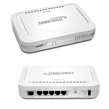 Sonicwall 01-SSC-6945 SonicWALL TZ 205 Series Unified Threat Management (UTM) Firewall Network Security Appliance 500 Mbps