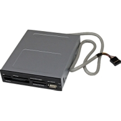 StarTech 35FCREADBK3 3.5 Front Bay 22-in-1 USB 2.0 Media Card Reader