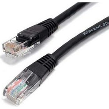 100-Foot Cat6 Black Molded RJ45 UTP Gigabit Patch Cord