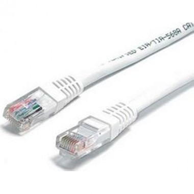 100-Foot Cat6 White Molded RJ45 UTP Gigabit Patch Cord