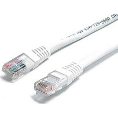 StarTech C6PATCH100WH 100-Foot Cat6 White Molded RJ45 UTP Gigabit Patch Cord
