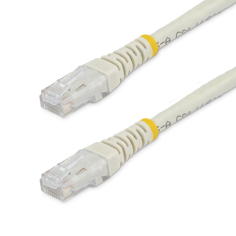 StarTech C6PATCH100WH 100-Foot Cat 6 White Molded RJ45 UTP Gigabit Patch Cord