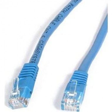 50-Foot Cat6 Blue Molded RJ45 UTP Gigabit Patch Cord