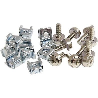 StarTech CABSCREWM52 100-Pack Mounting Screws and Nuts for M5 Cage